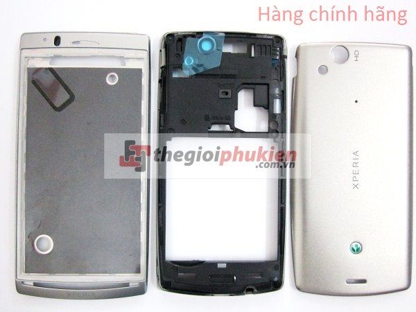 Vỏ SonyEricsson  Arc - X12 Bạc Công ty